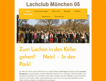 Tablet Screenshot of lachclub-muenchen05.de